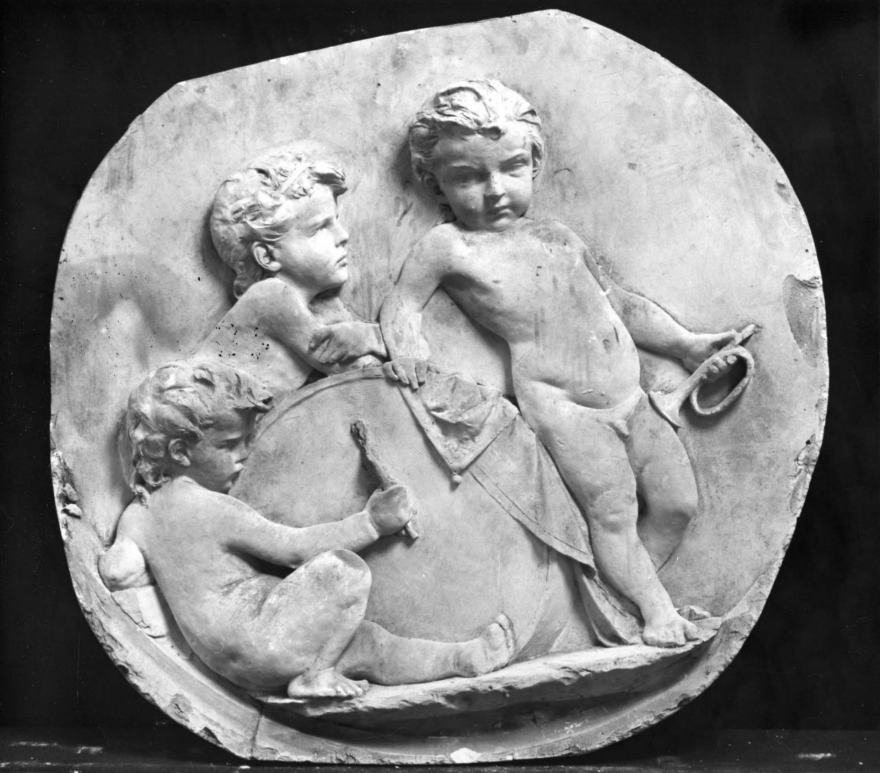 putti musicanti (calco) di Passaglia Augusto (?) (primo quarto sec. XX)