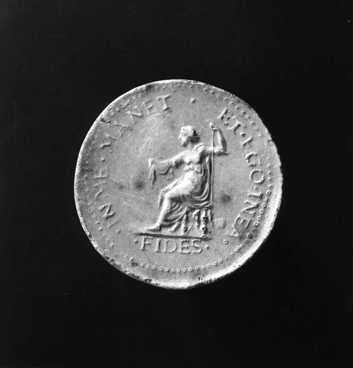 Fede (calco di medaglia) di Lelli Oronzio (bottega) (sec. XIX)