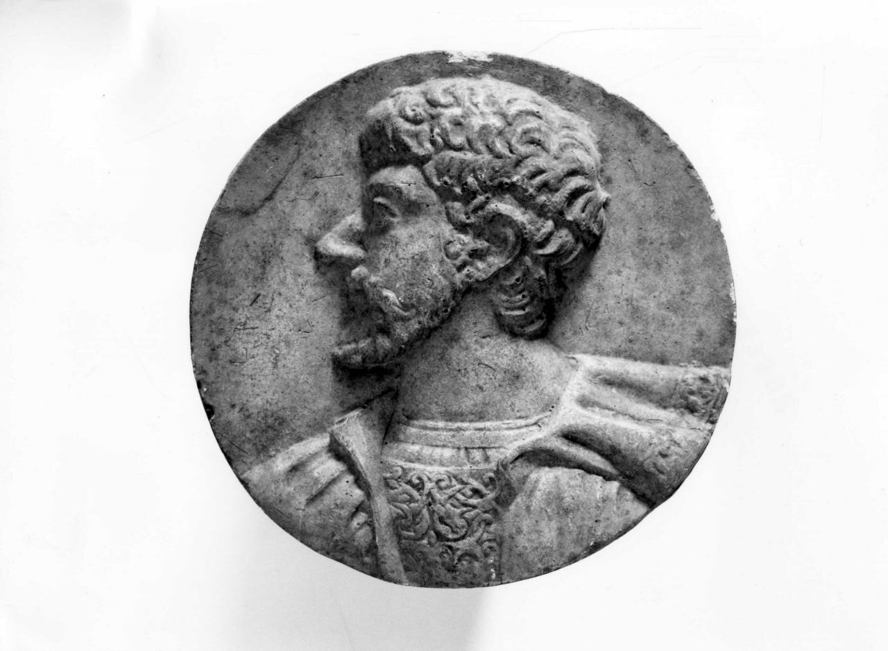 ritratto di Lorenzo de' Medici duca di Urbino (calco di medaglia) di Lelli Oronzio (bottega) (sec. XIX)