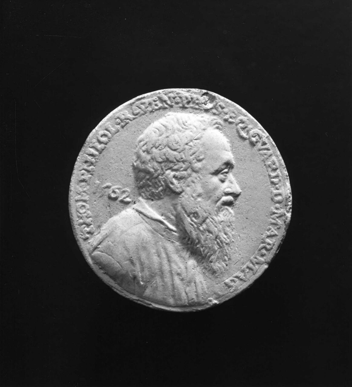 ritratto di Tommaso Rangoni (calco di medaglia) di Lelli Oronzio (bottega) (sec. XIX)