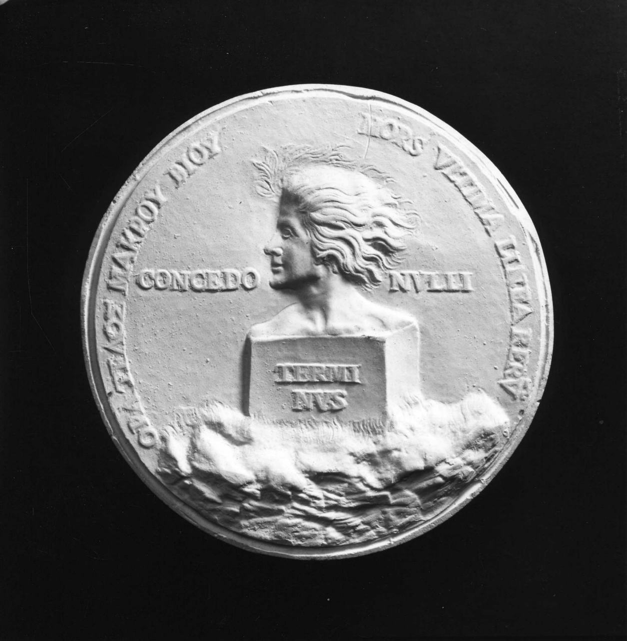 Termine (calco di medaglia) di Lelli Oronzio (bottega) (sec. XIX)