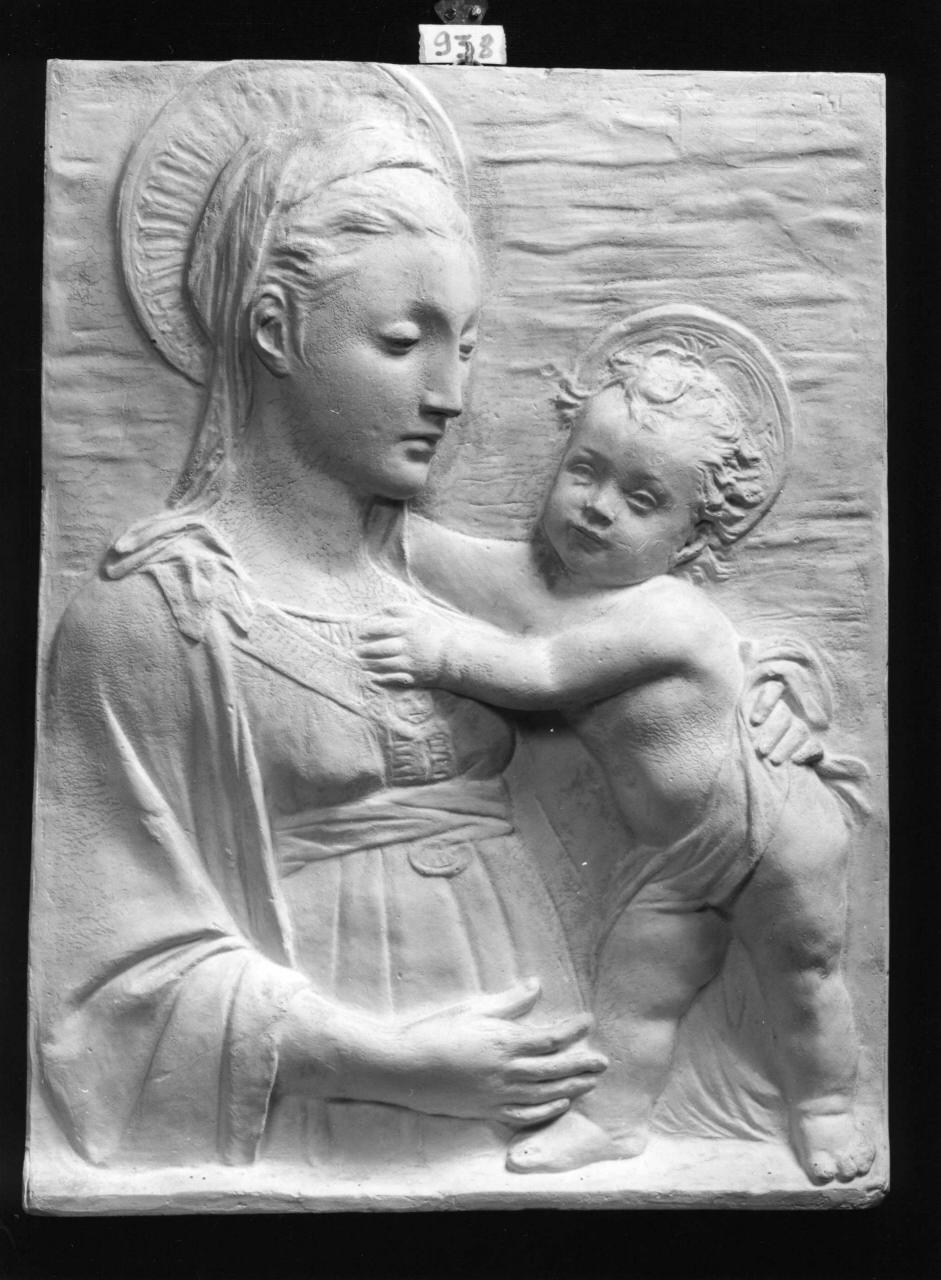 Madonna con Bambino (calco) di Lelli Oronzio (bottega) (sec. XIX)