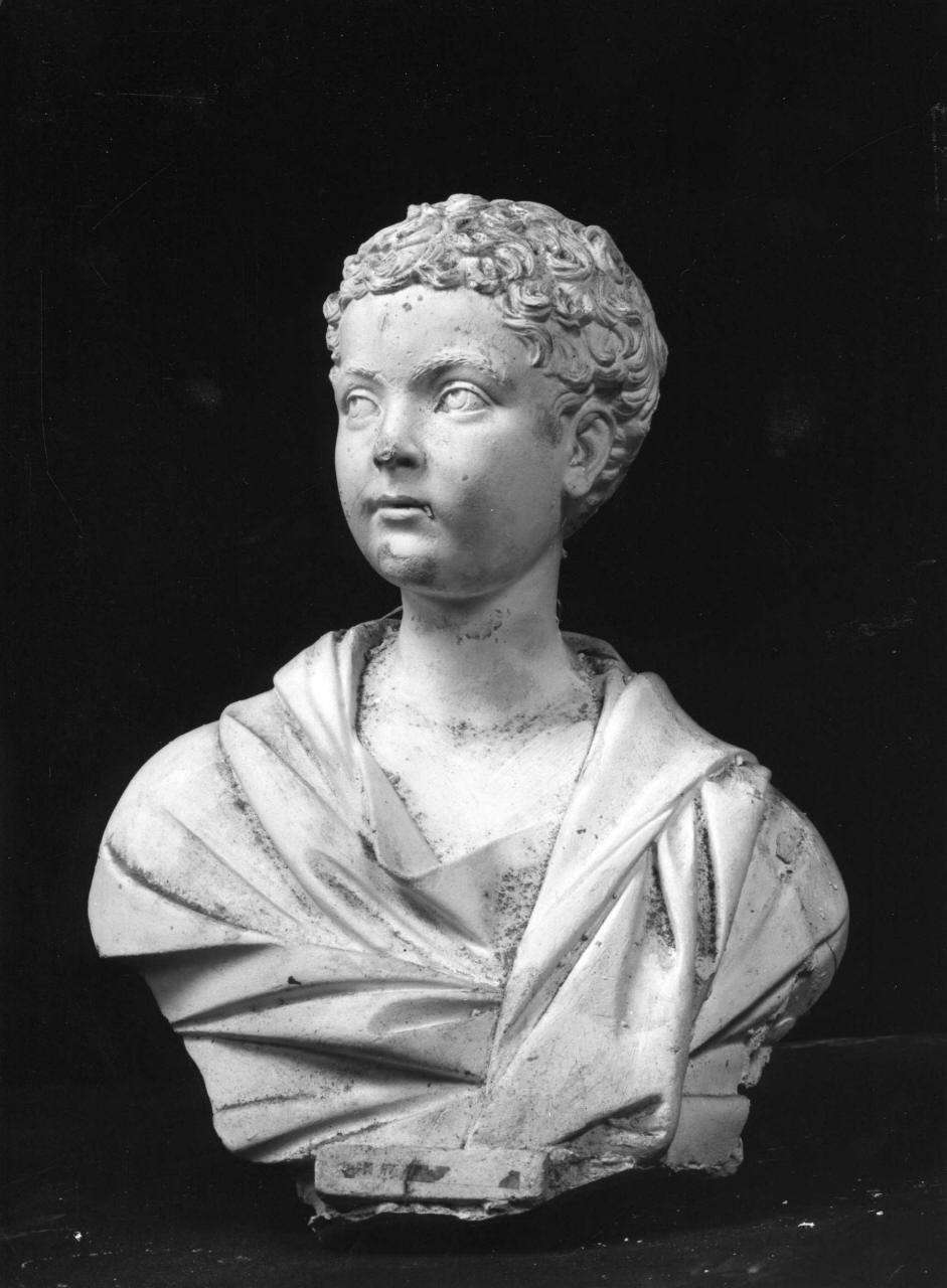 c. d. Annio Vero, ritratto di giovinetto (calco di scultura) di Lelli Oronzio (bottega) (sec. XIX)