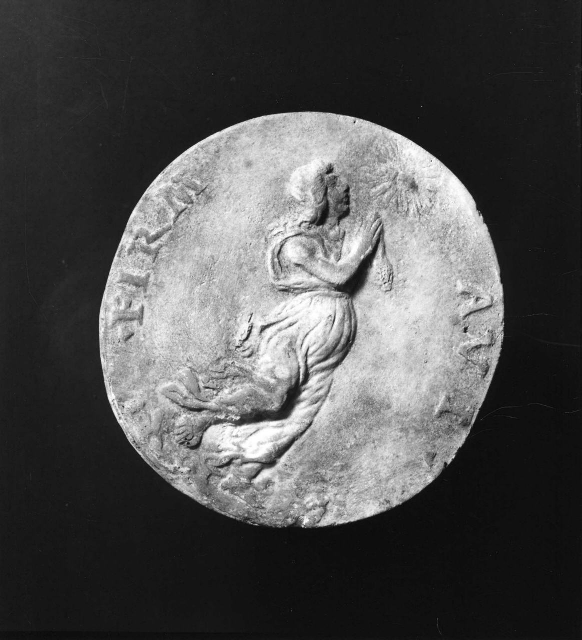 Speranza (calco di medaglia) di Lelli Oronzio (bottega) (sec. XIX)