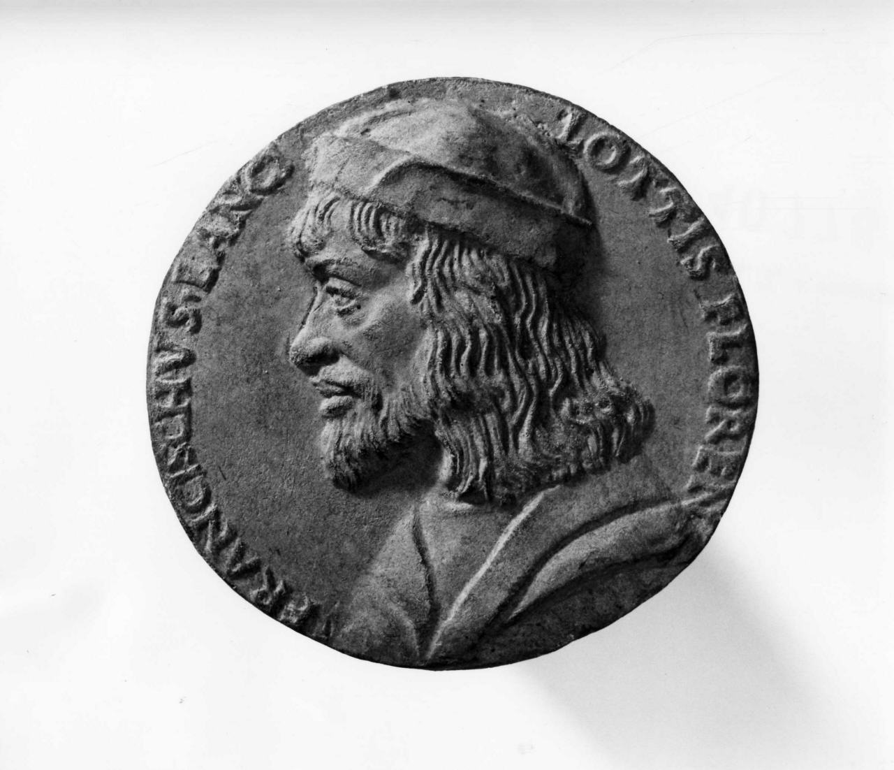 ritratto di Francesco Lancillotti (calco di medaglia) di Lelli Oronzio (bottega) (sec. XIX)