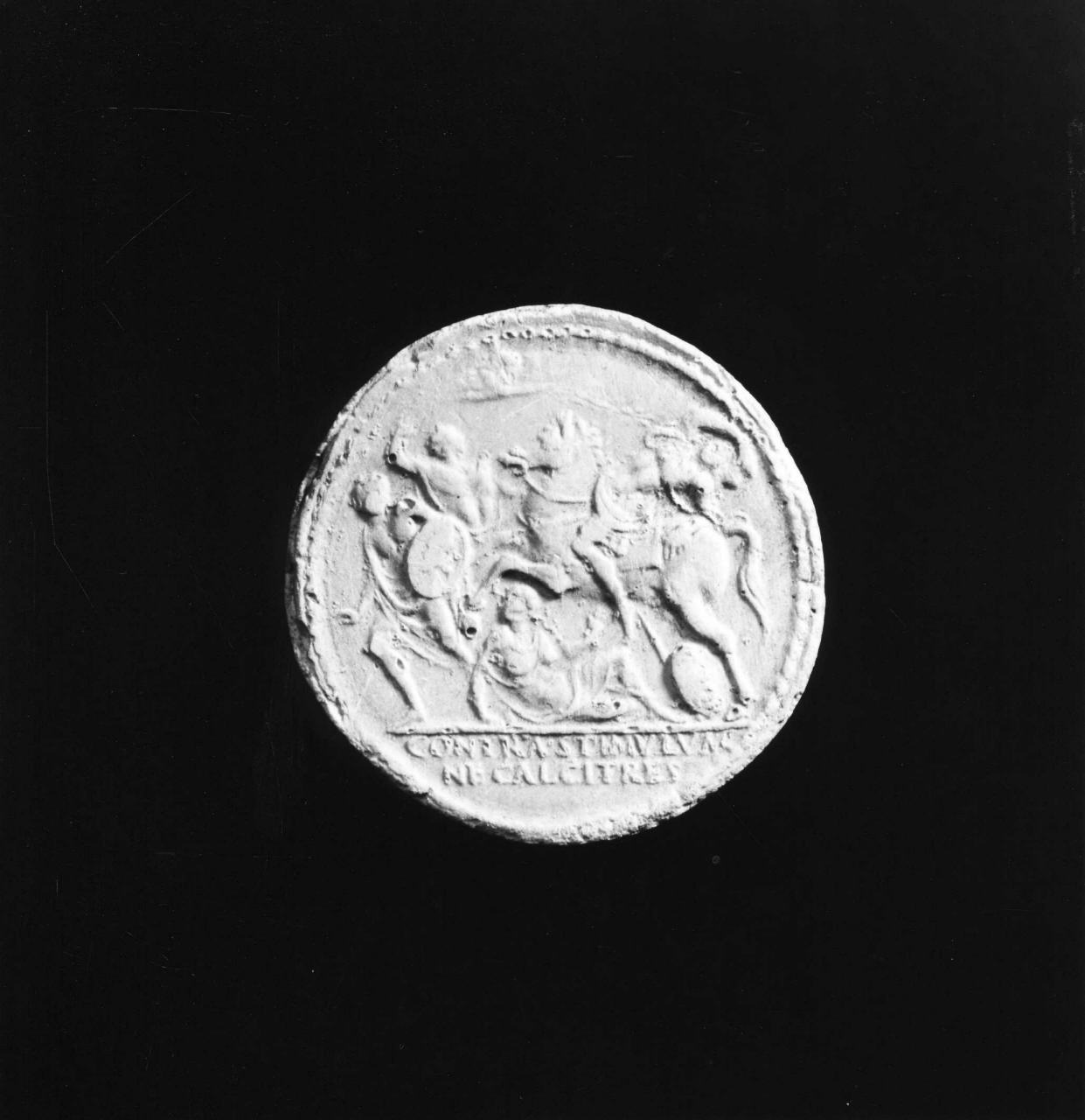 conversione di San Paolo (calco di medaglia) di Lelli Oronzio (bottega) (sec. XIX)