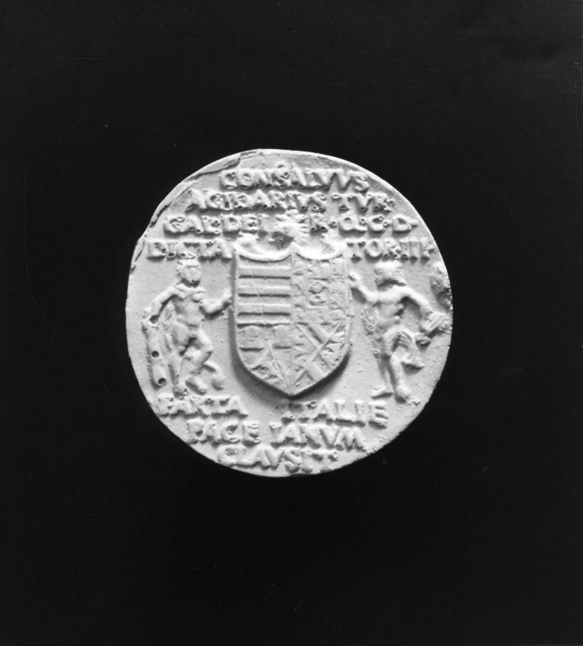 stemma dei Cordoba Y Aguilar (calco di medaglia) di Lelli Oronzio (bottega) (sec. XIX)