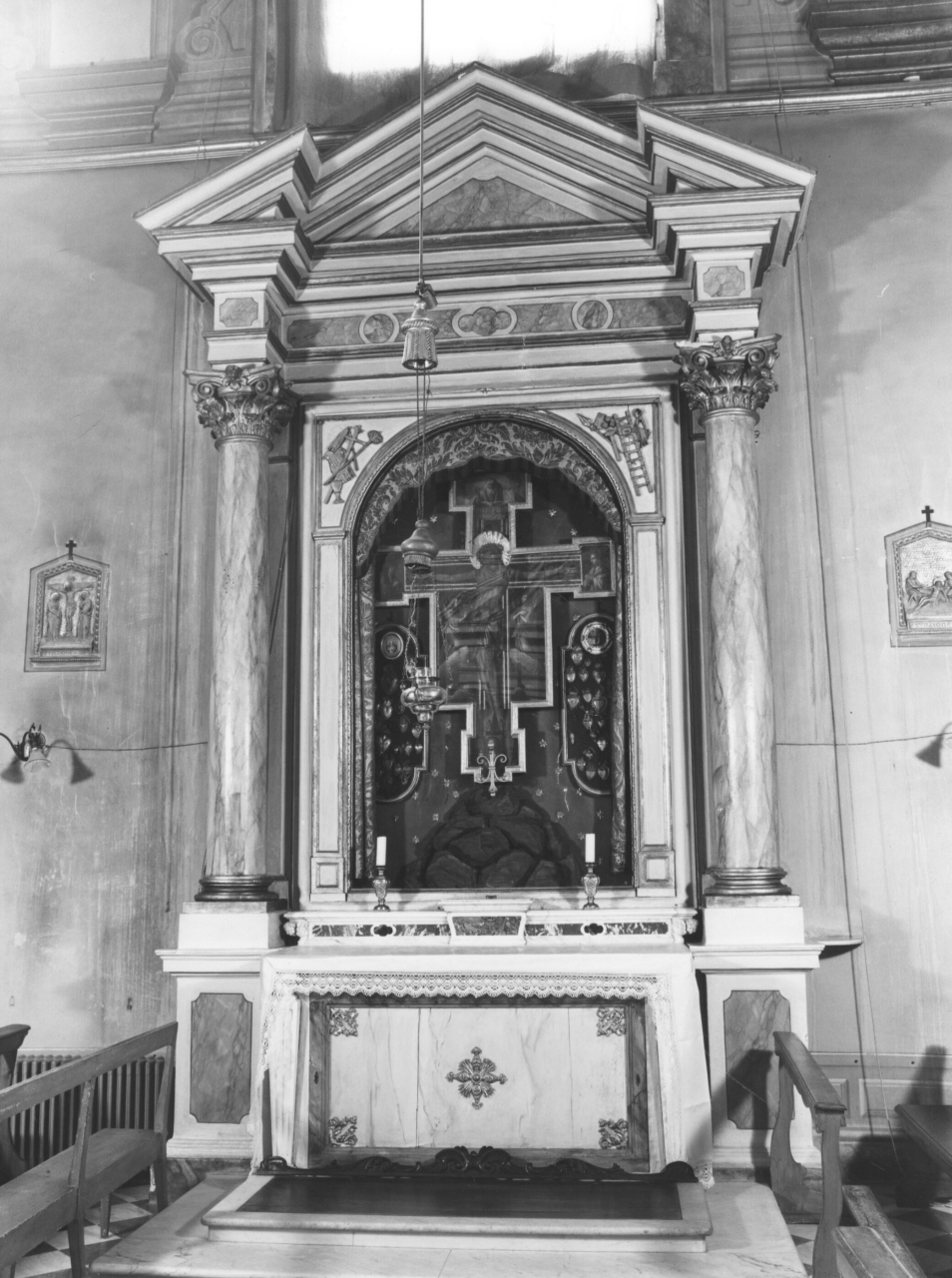 altare - bottega toscana (sec. XIX)