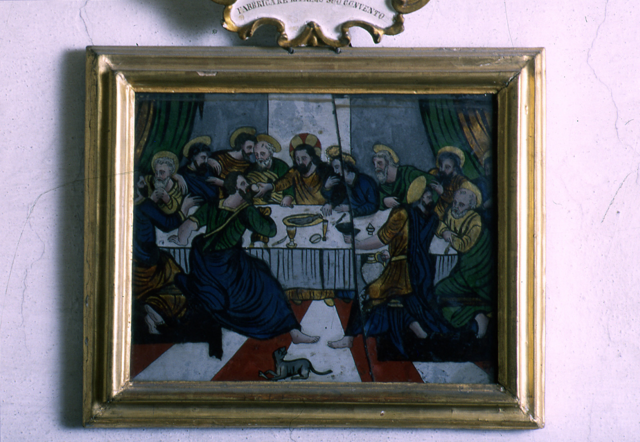 ultima cena (dipinto) - ambito veneziano (secc. XVI/ XVII)