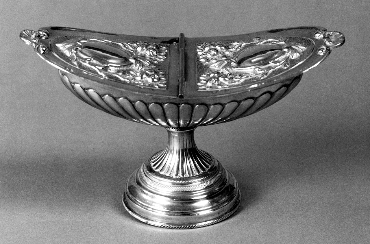 navicella portaincenso - bottega toscana (sec. XIX)