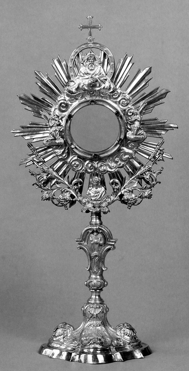 ostensorio - a raggiera - bottega toscana (sec. XIX)