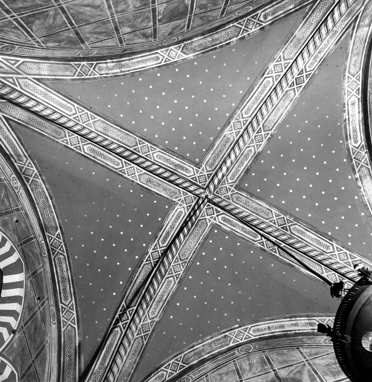 motivi decorativi geometrici (dipinto) - ambito toscano (secondo quarto sec. XX)