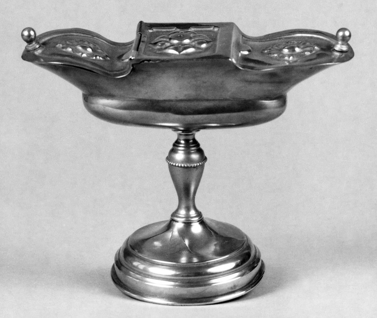 navicella portaincenso - bottega toscana (sec. XIX)