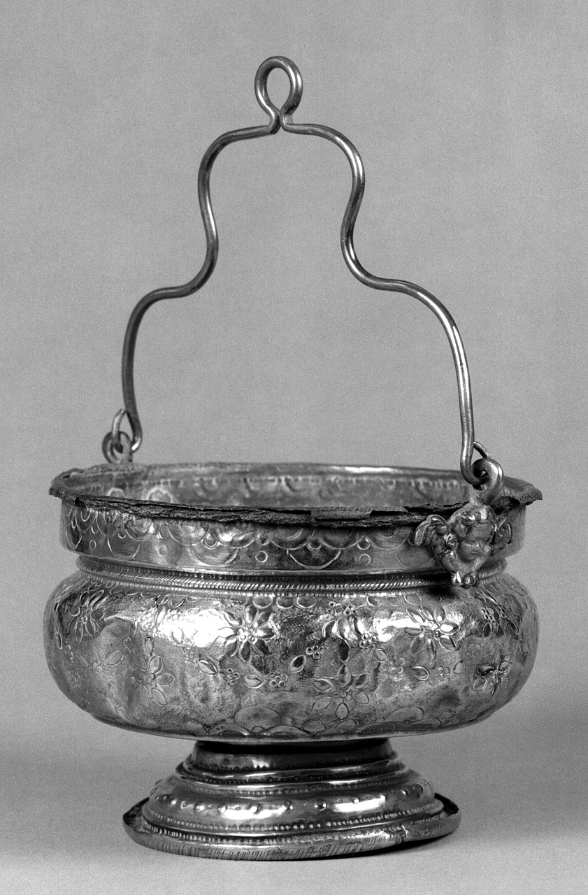 secchiello per l'acqua benedetta - produzione toscana (sec. XVIII)