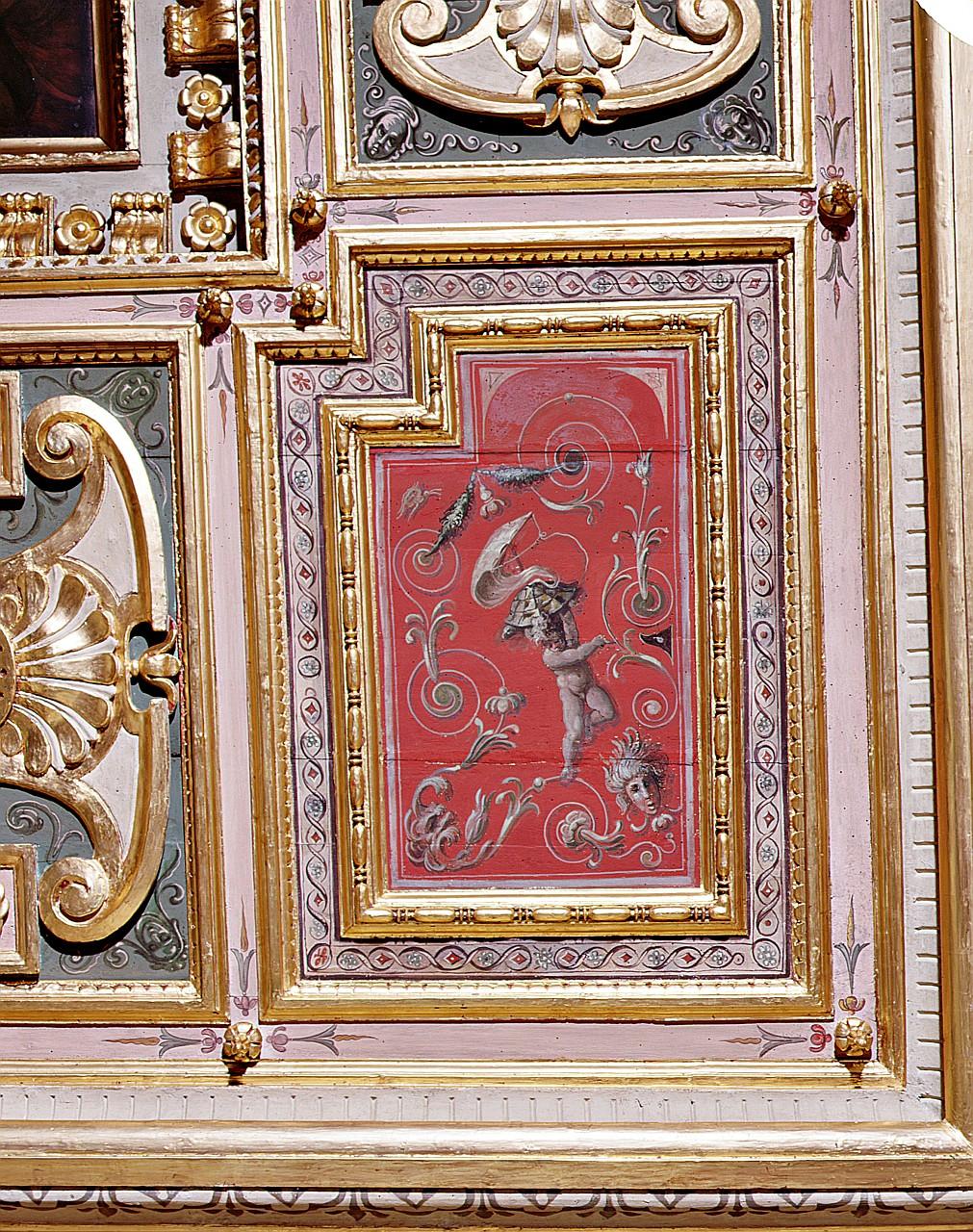 impresa di Cosimo I de' Medici: tartaruga con la vela (dipinto) di Vasari Giorgio, Van der Straet Jan detto Giovanni Stradano (sec. XVI)