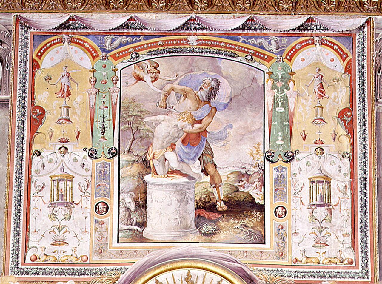 sacrificio di Isacco (dipinto) di Salviati Francesco (e aiuti) (sec. XVI)
