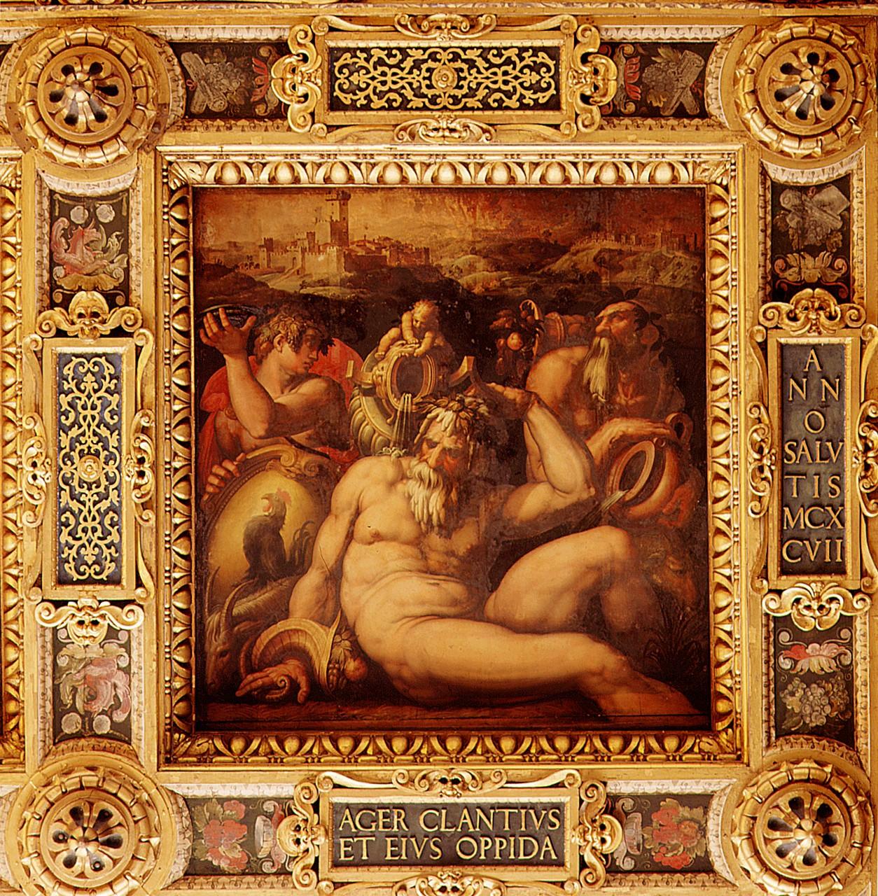 allegoria del Chianti (dipinto) di Vasari Giorgio, Van der Straet Jan detto Giovanni Stradano (sec. XVI)