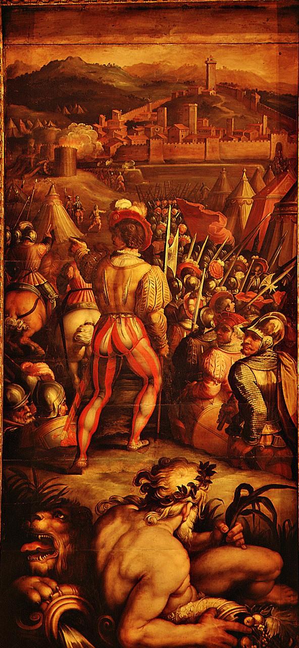 presa di Vico Pisano (dipinto) di Vasari Giorgio (sec. XVI)