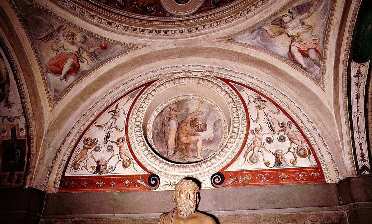 motivi decorativi a grottesche (dipinto) di Marchetti Marco detto Marco da Faenza, Matteo di Niccolò Veneziano (sec. XVI)