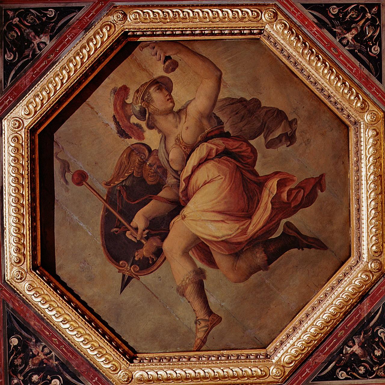 allegoria della Giustizia (dipinto) di Vasari Giorgio (e aiuti) (sec. XVI)
