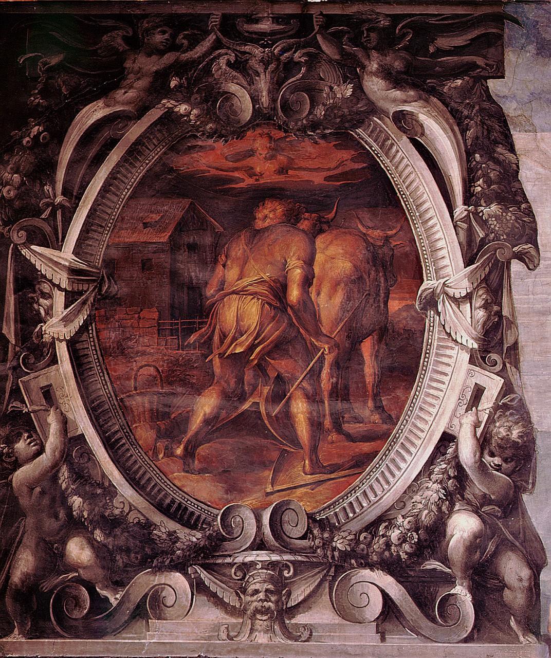 missione di Trottolemo (dipinto) di Gherardi Cristofano detto Doceno (sec. XVI)