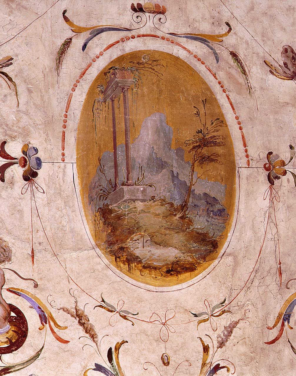 paesaggio con alberi (dipinto) di Marchetti Marco detto Marco da Faenza (sec. XVI)