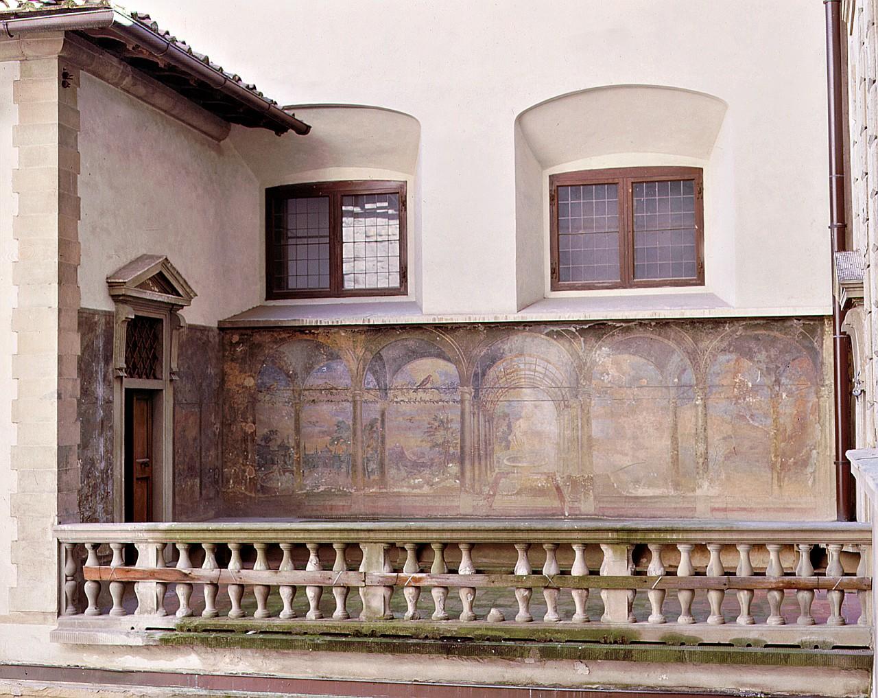 decorazione plastico-architettonica di Vasari Giorgio, Mechini Francesco detto Covato, Ammannati Bartolomeo (sec. XVI, sec. XVI)