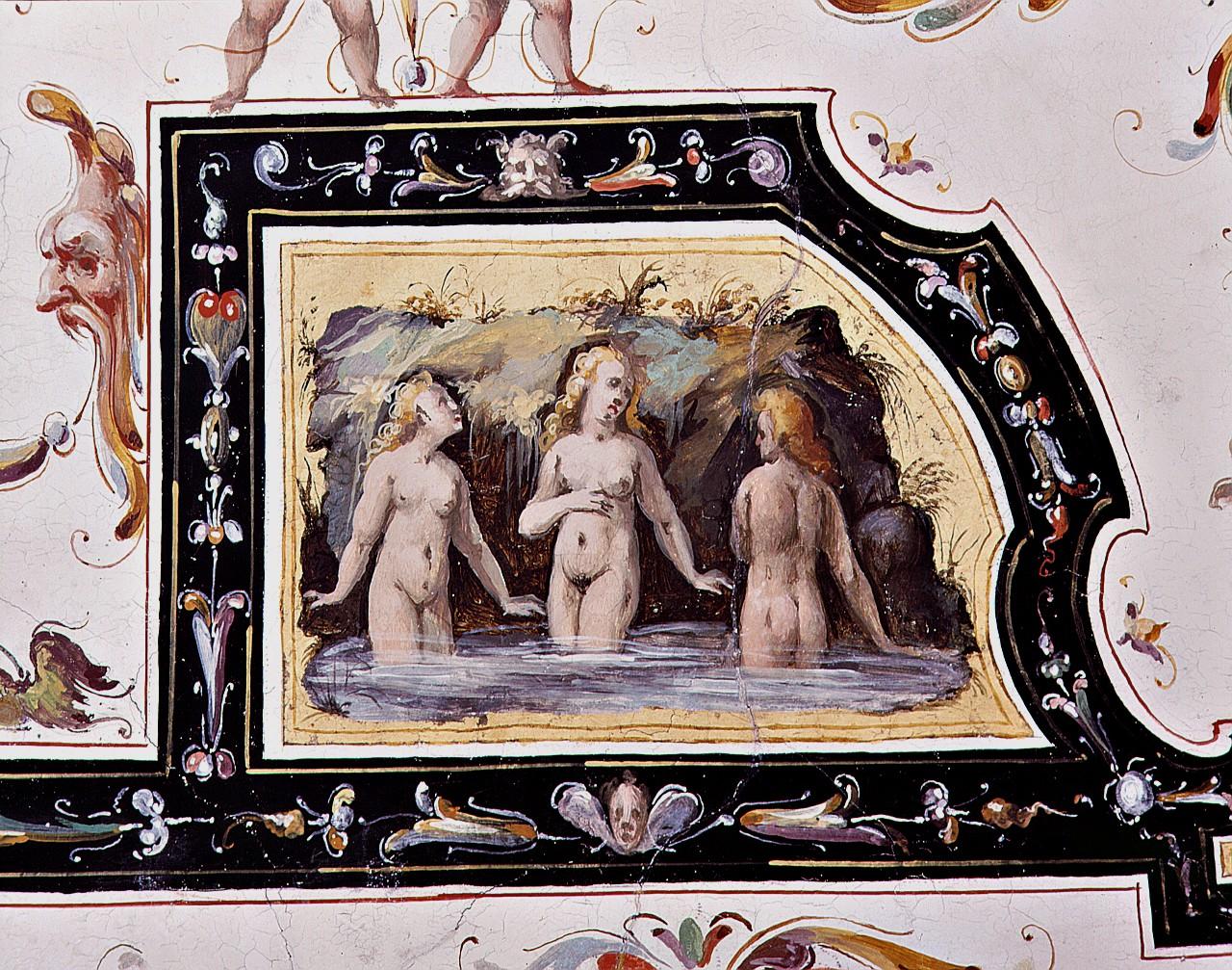 Venere al bagno (dipinto) di Tommaso di Battista del Verrocchio (sec. XVI)