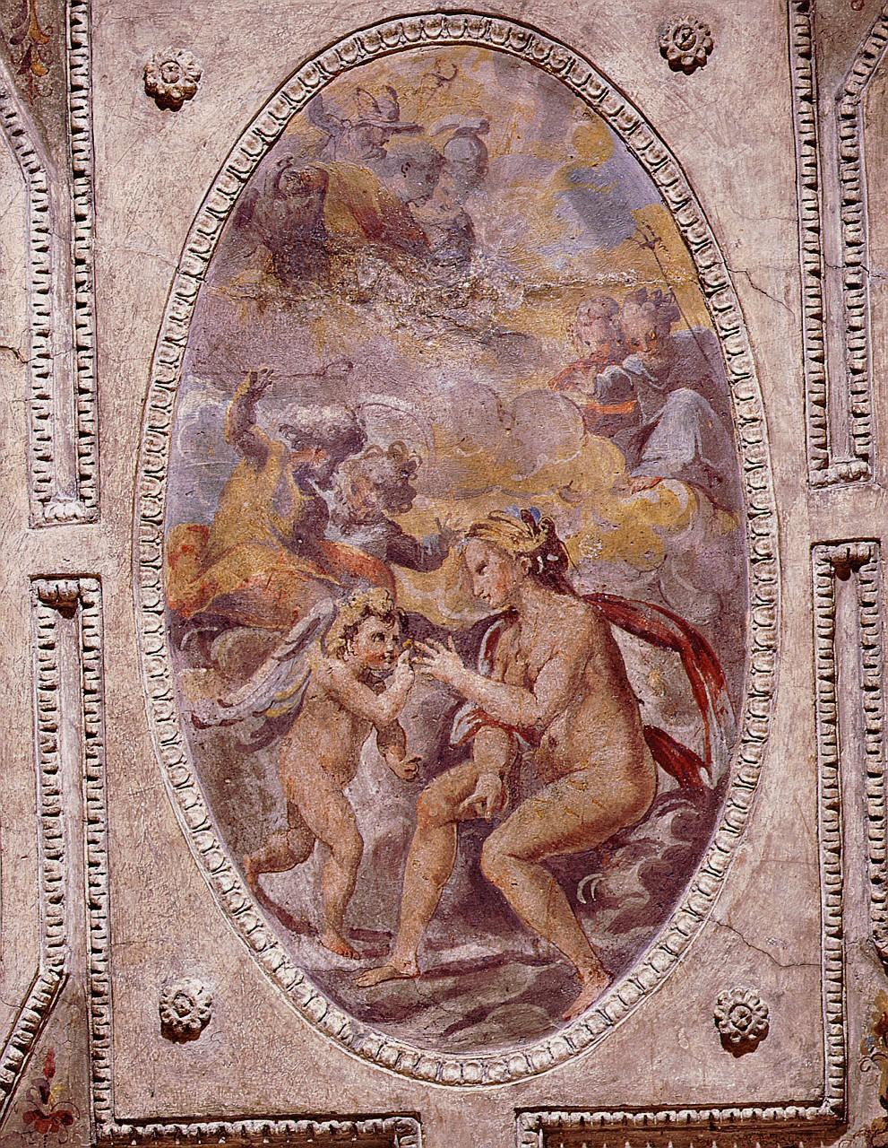 nozze di Cupido e Psiche (dipinto) di Marchetti Marco detto Marco da Faenza (sec. XVI)