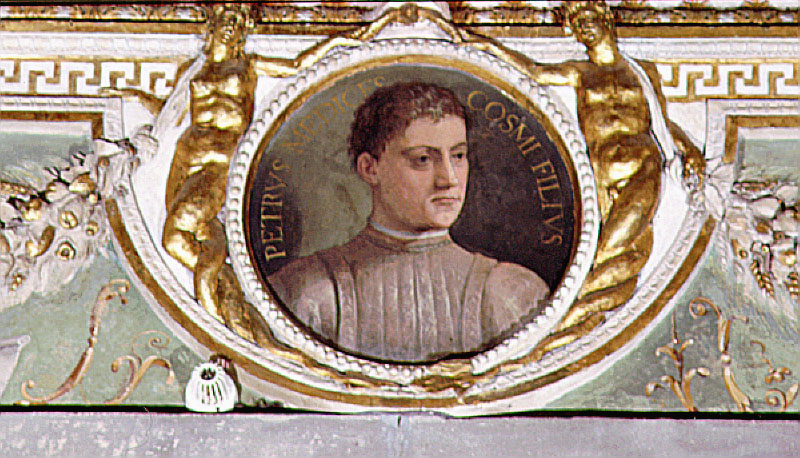ritratto di Piero de' Medici detto il Gottoso (dipinto) di Vasari Giorgio (attribuito) (sec. XVI)