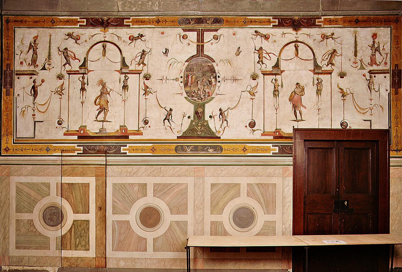 ristrutturazione e ampliamento del convento di San Marco/ motivi decorativi a grottesche (dipinto) di Marchetti Marco detto Marco da Faenza (e aiuti) (sec. XVI)