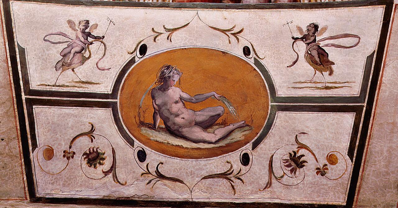 motivi decorativi a grottesche (dipinto) di Marchetti Marco detto Marco da Faenza (e aiuti) (sec. XVI)