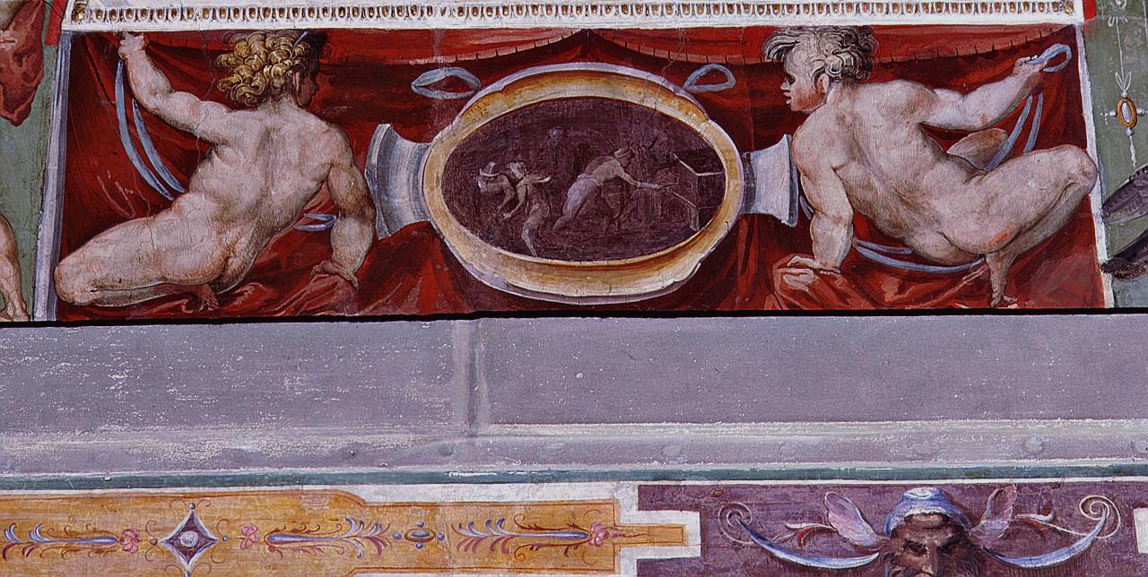 allegoria delle arti applicate (dipinto) di Marchetti Marco detto Marco da Faenza, Vasari Giorgio (sec. XVI)