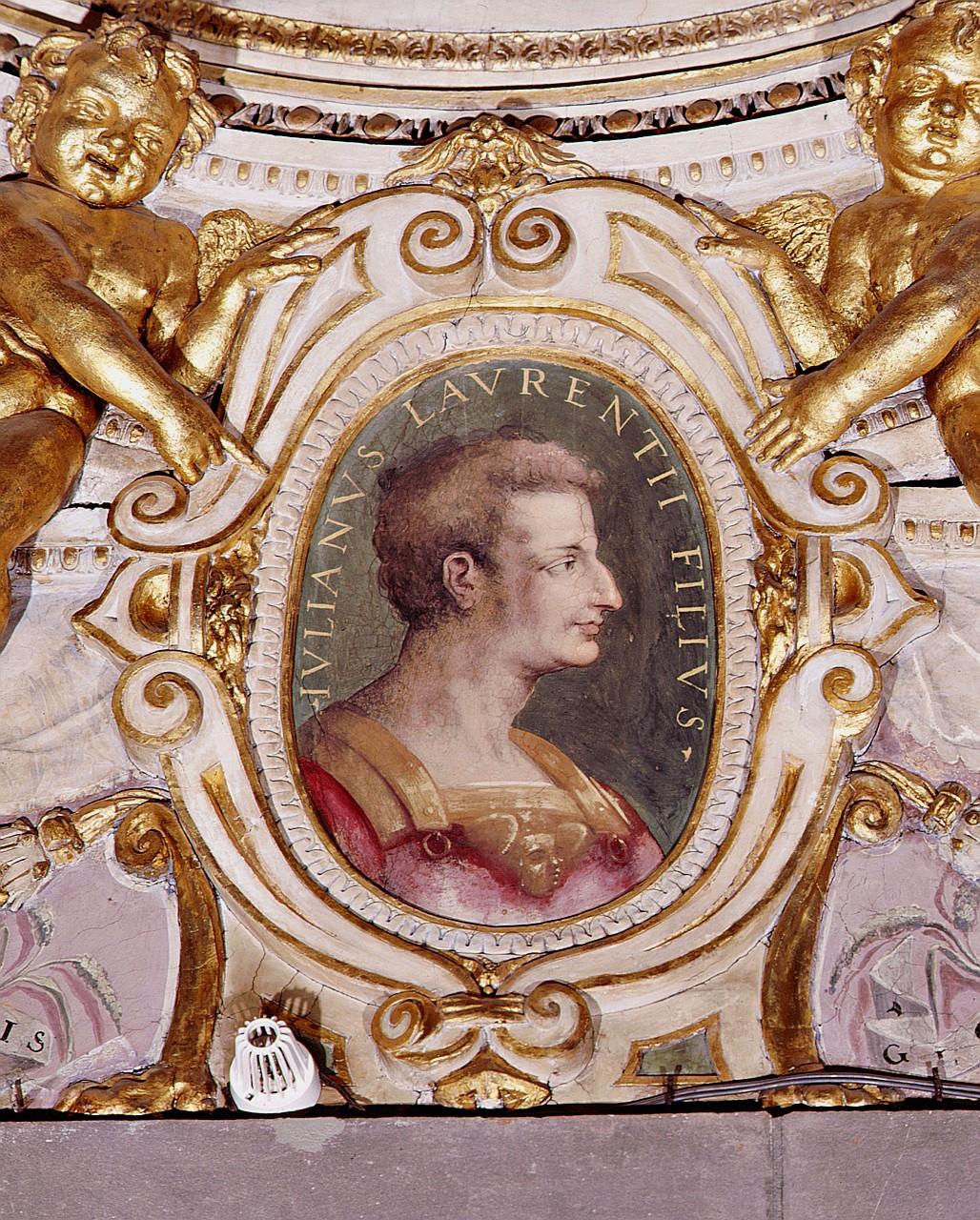 ritratto di Giuliano de' Medici duca di Nemours (dipinto) di Vasari Giorgio (attribuito) (sec. XVI)