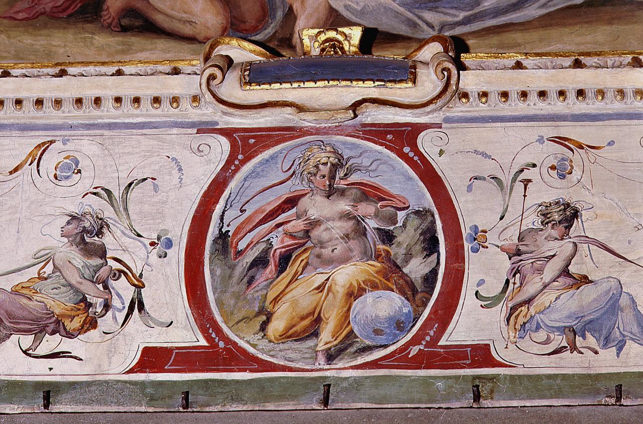 figura allegorica femminile (dipinto) di Vasari Giorgio, Marchetti Marco detto Marco da Faenza (sec. XVI)