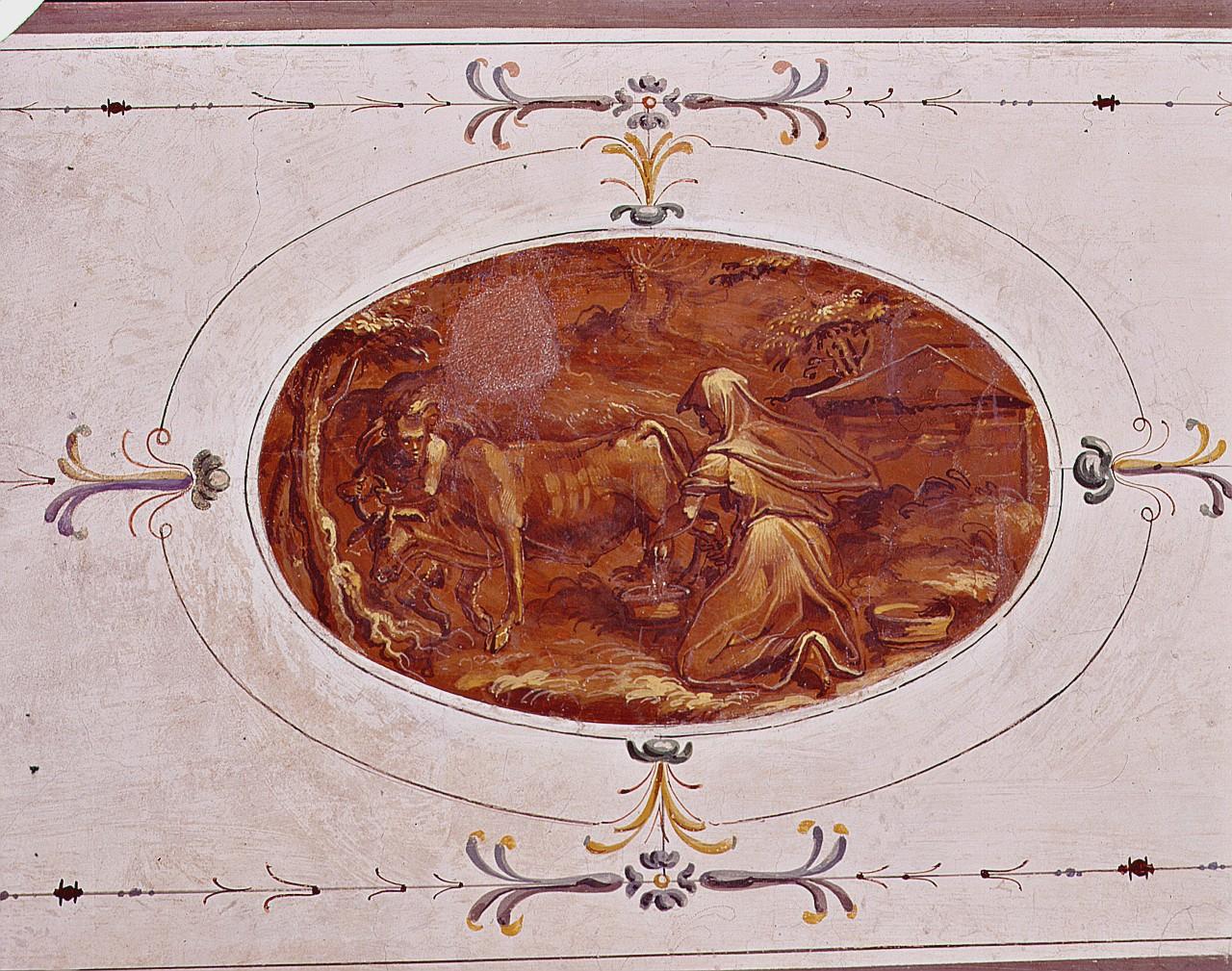 scena mitologica (dipinto) di Vasari Giorgio, Marchetti Marco detto Marco da Faenza (sec. XVI)