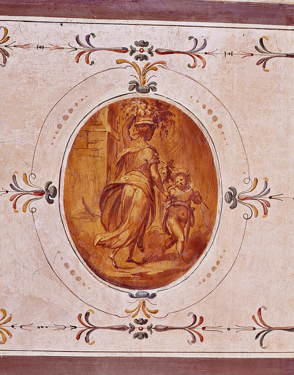 scena mitologica (dipinto) di Vasari Giorgio, Marchetti Marco detto Marco da Faenza (sec. XVI)