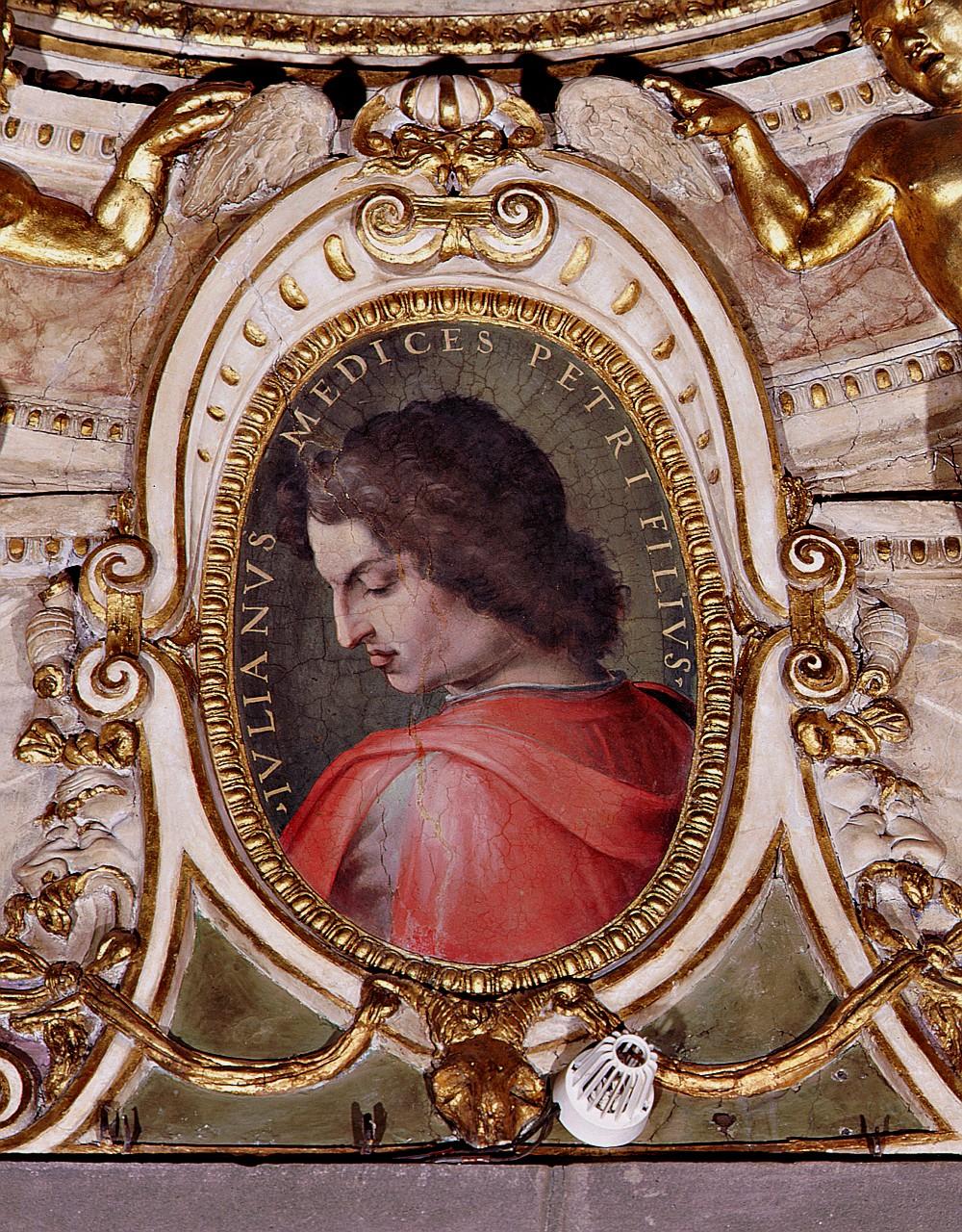 ritratto di Giuliano di Piero de' Medici (dipinto) di Vasari Giorgio (attribuito) (sec. XVI)