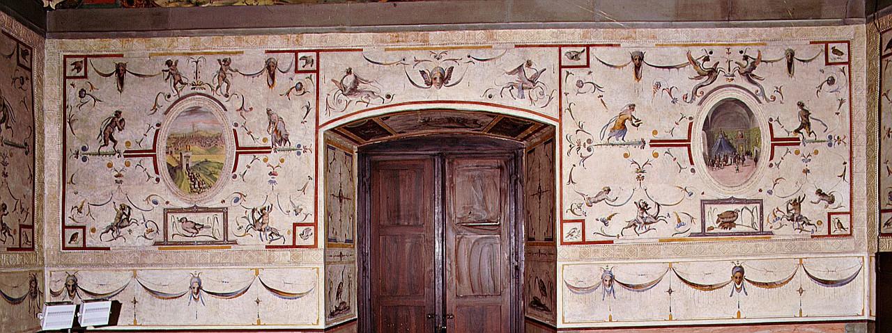 motivi decorativi a grottesche (dipinto) di Marchetti Marco detto Marco da Faenza (sec. XVI)