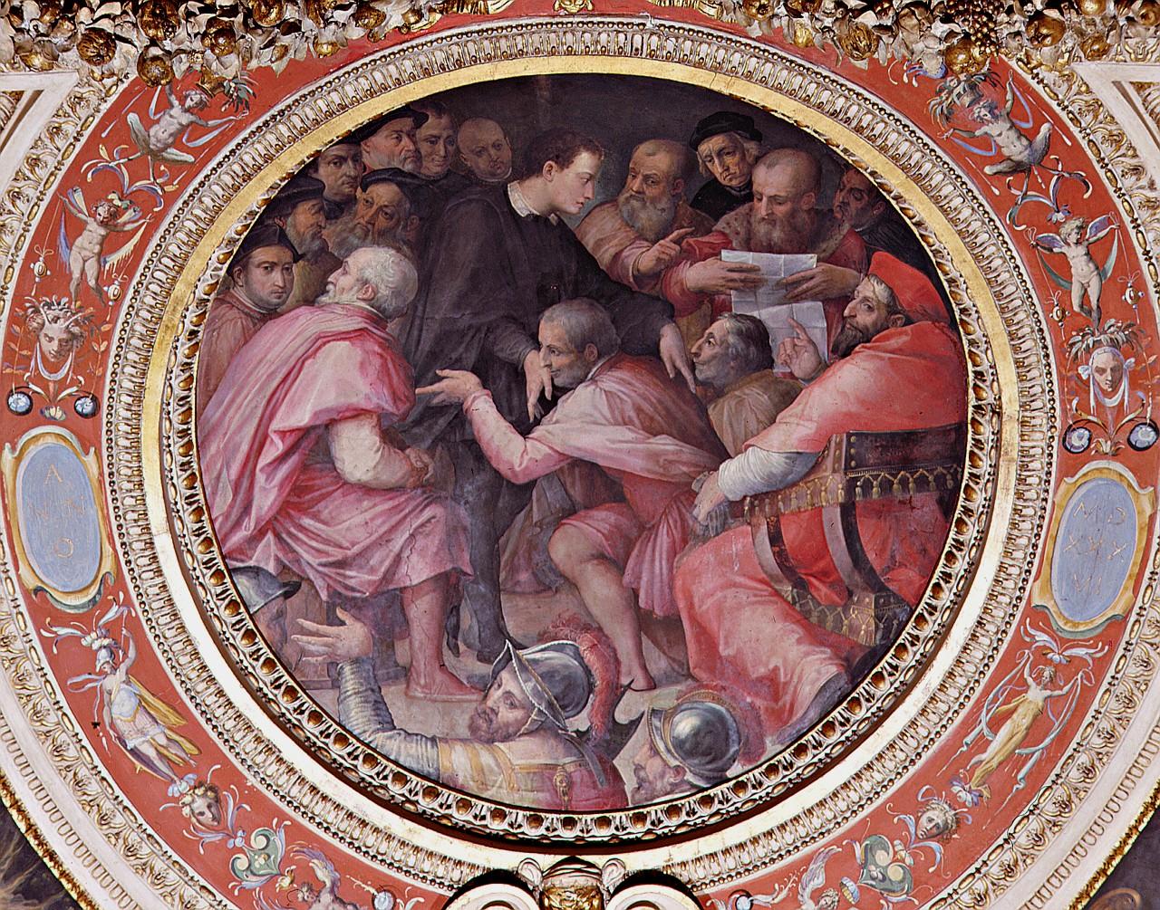 Cosimo I de' Medici eletto duca di Firenze (dipinto) di Vasari Giorgio (sec. XVI)