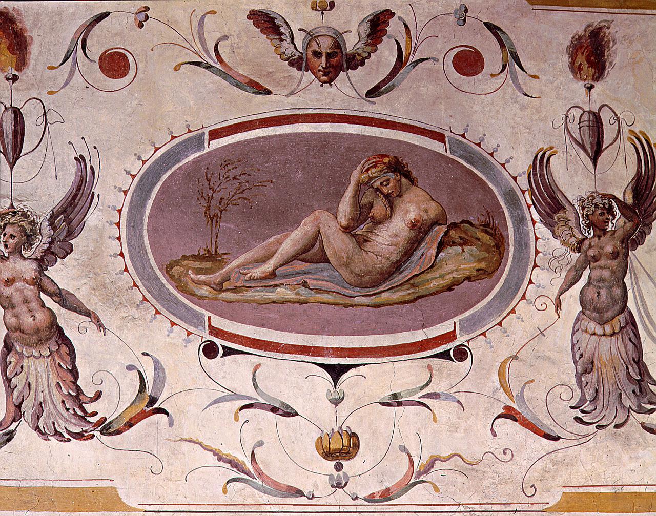 Venere e Cupido (dipinto) di Marchetti Marco detto Marco da Faenza (sec. XVI)