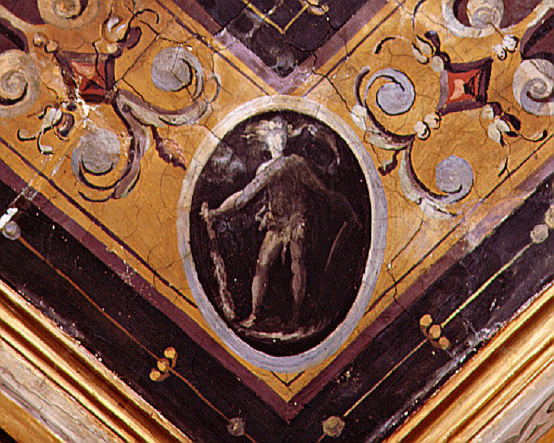 allegoria della Fortezza (dipinto) di Marchetti Marco detto Marco da Faenza (sec. XVI)