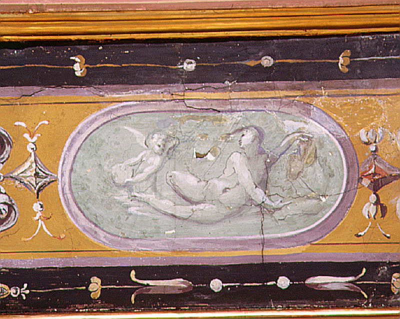 Venere e Cupido (dipinto) di Marchetti Marco detto Marco da Faenza (sec. XVI)