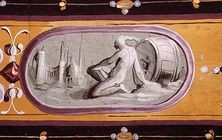 allegoria del disprezzo del mondo (dipinto) di Marchetti Marco detto Marco da Faenza (sec. XVI)