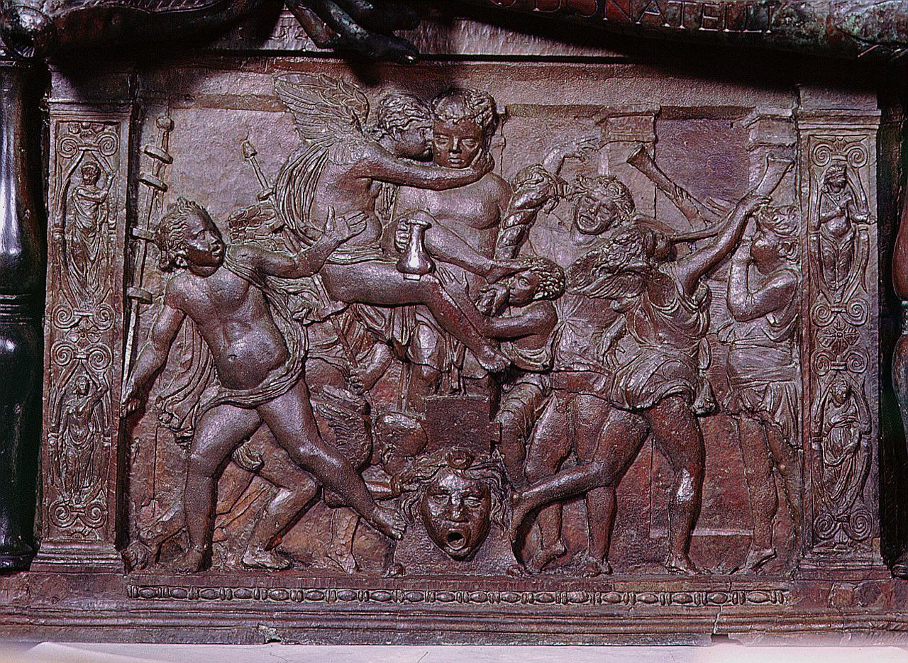baccanale (rilievo) di Bardi Donato detto Donatello (e aiuti) (sec. XV)