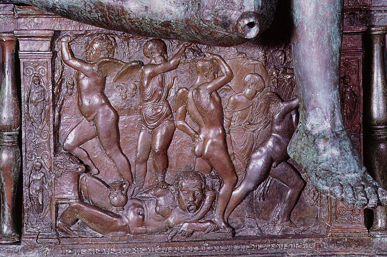 vendemmia (rilievo) di Bardi Donato detto Donatello (e aiuti) (sec. XV)