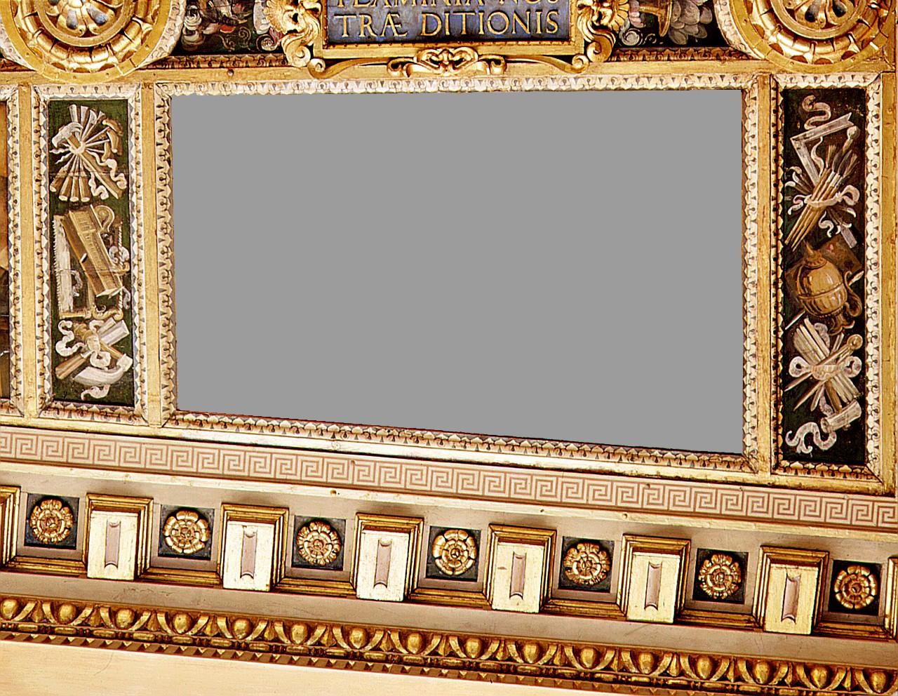 trionfo della Pittura (cornice) di Vasari Giorgio, Botticelli Battista (sec. XVI)
