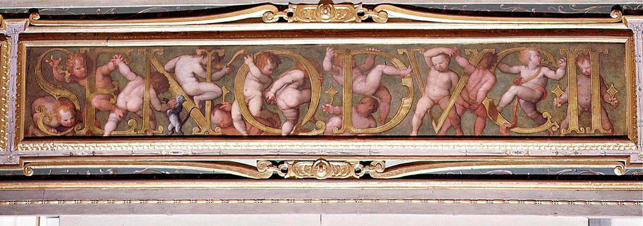 danza di putti (dipinto) di Vasari Giorgio, Van der Straet Jan detto Giovanni Stradano (sec. XVI)