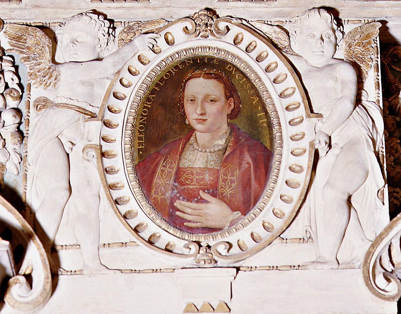 ritratto di Eleonora di Toledo (dipinto) di Vasari Giorgio, Boscoli Giovanni detto Nanni da Montepulciano (sec. XVI)