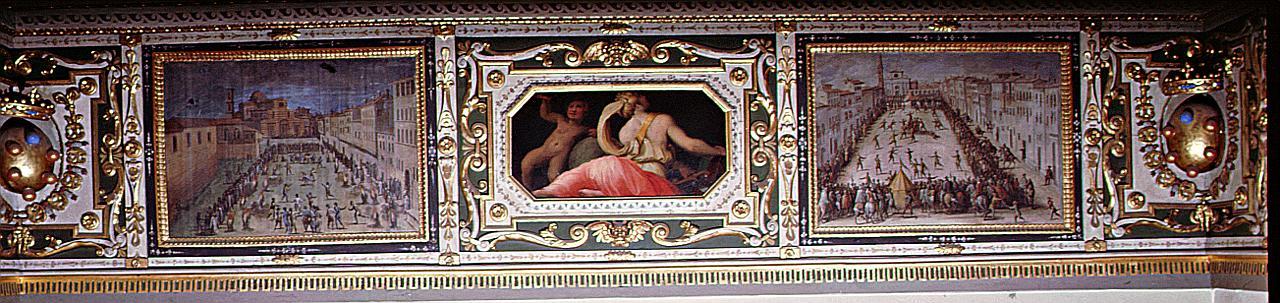 decorazione pittorica di Vasari Giorgio, Van der Straet Jan detto Giovanni Stradano (sec. XVI)